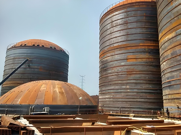 调楼镇焦粉钢板仓